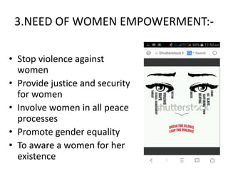 Woman Topic Topic women empowerment | PPTX