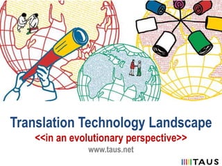 Translation Technology Landscape
<<in an evolutionary perspective>>
www.taus.net
 