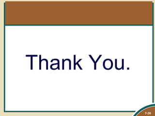 Thank You.

             7-39
 