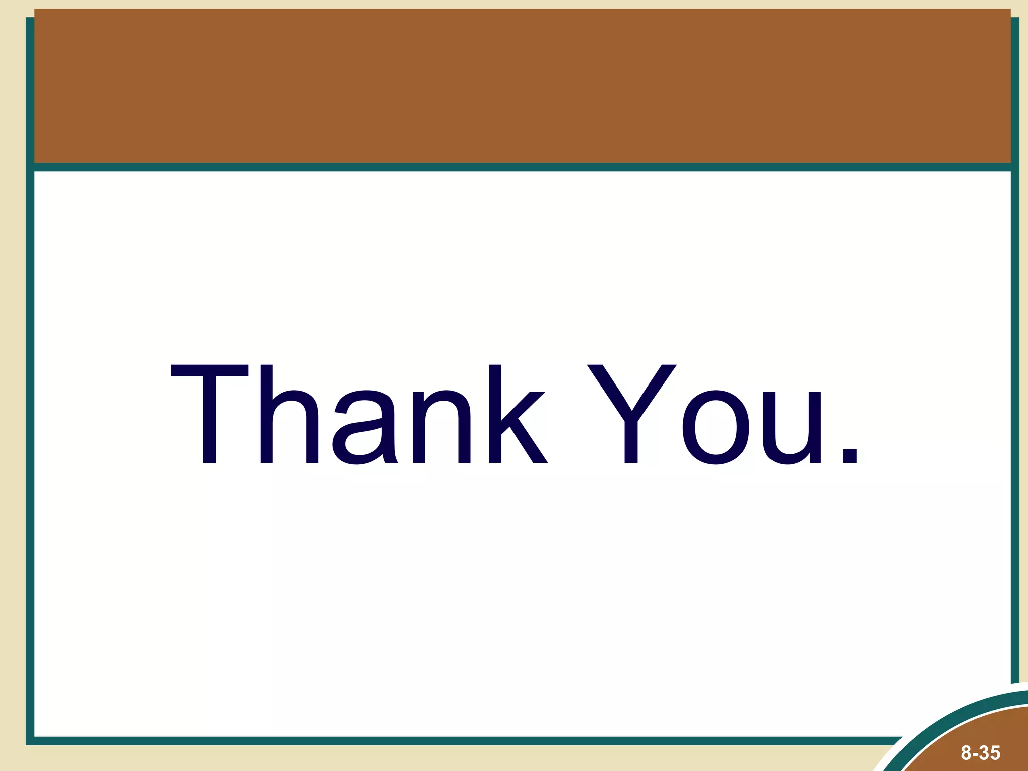 Thank You.

             8-35
 