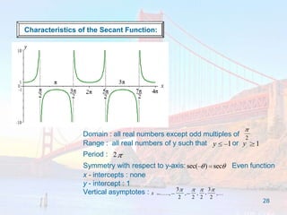Sec V Math Trigonometry and trigonometric ratios angles | PPTX