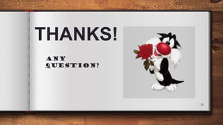38
THANKS!
ANY
QUESTION?
 