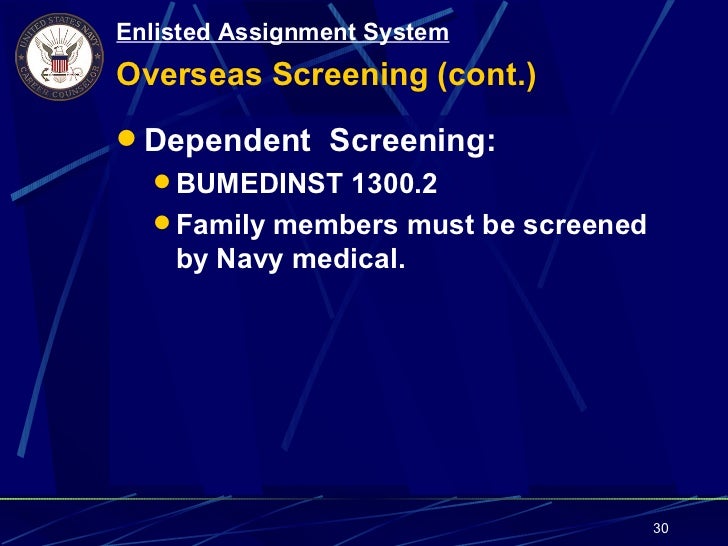 topic 1 18 enlisted assignment system navy overseas screening form