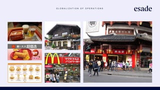 G L O B A L I Z A T I O N O F O P E R A T I O N S
 