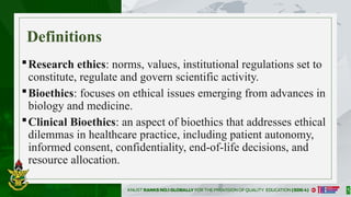 topic 1. gp 2 Definition of terms in Bioethics And Professionalism. grp ...