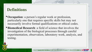 topic 1. gp 2 Definition of terms in Bioethics And Professionalism. grp ...