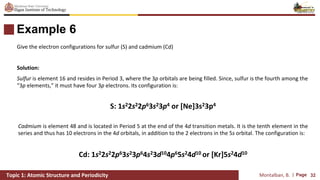 TOPIC 1 : Atomic Structure and periodicity | PDF