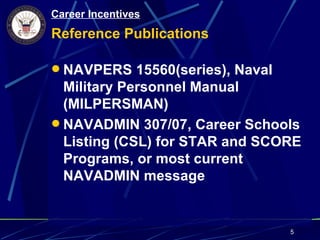 Navadmin Message Example Topic 1.26 Career Incentives | PPT
