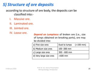 Topic 1-Concepts of an ore deposit | PDF