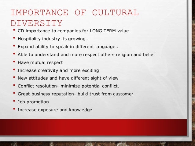 Introduction to Cultural Diversity