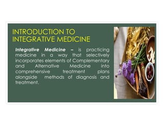 Introduction to Complementary and Alternative Medicine | PDF