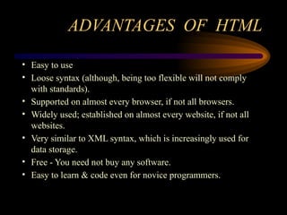 Topic 1 - HTML Form Design.pptx for HTML and web | PPTX