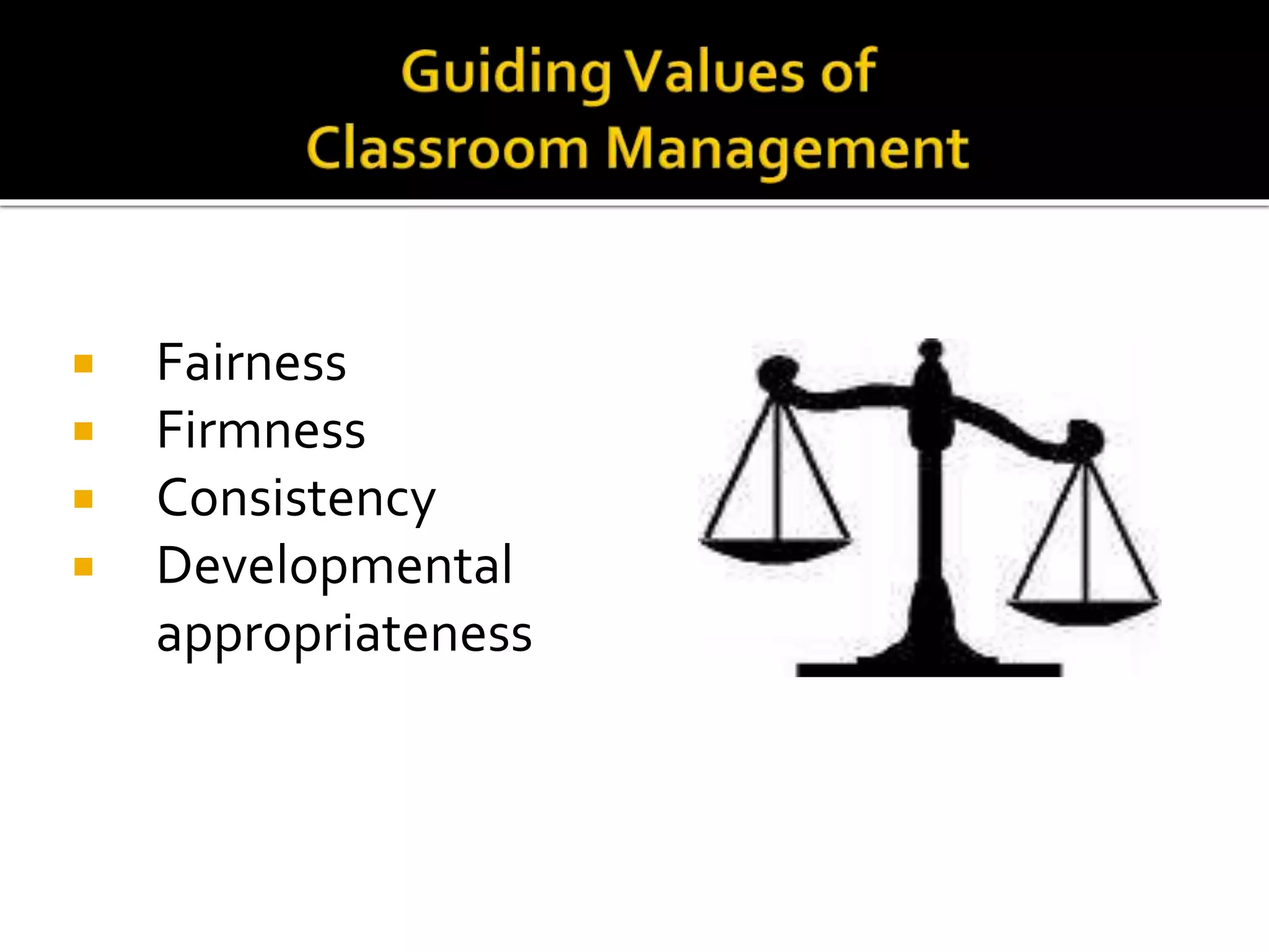 




Fairness
Firmness
Consistency
Developmental
appropriateness

 