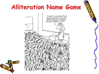 Alliteration Name Game
 