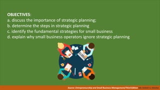 why small business ignore strategic planning