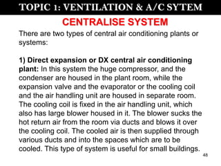 Ac System Classification Central ventilation & a/c system | PDF