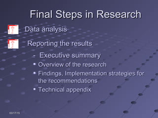 Topic 10 sample designs & procedures | PPT