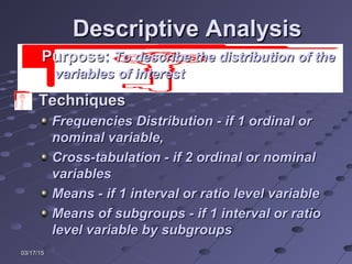 Topic 10 sample designs & procedures | PPT