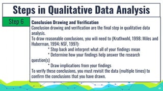 Qualitative Study Conclusion Example Topic 10 DATA ANALYSIS TECHNIQUES.pptx