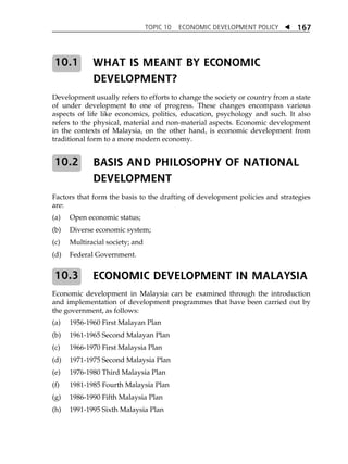Topic 10 economic development policy | PDF