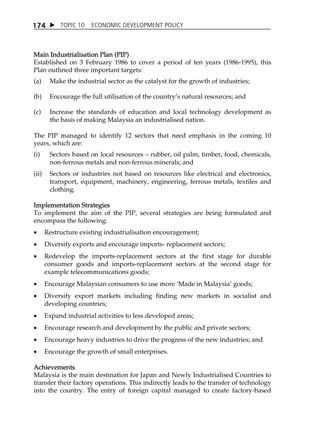 Topic 10 economic development policy | PDF