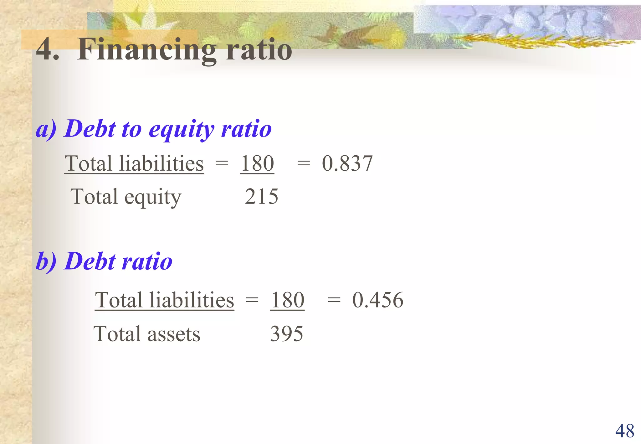 43Balance Sheet as at 31 Dec 2007