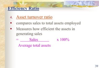 35Generally the higher the ratio, the greater the financial stability and the lower the risk for both creditors and owners.However, the ratio should not be too high because that may indicate that the business is not reinvesting in long-term assets to maintain future productivity.High current ratio can actually indicate problems if inventories are getting larger than they should be or collections of receivables are slowing down. 