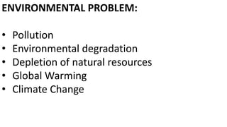 Topic 10 man and his environment | PDF