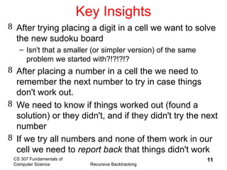 Topic 10 - Recursive - Backtracking .ppt