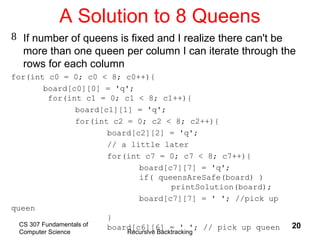 Topic 10 - Recursive - Backtracking .ppt