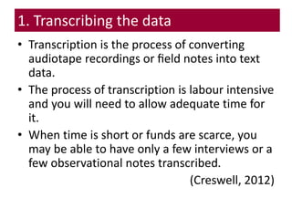 TSL3133 Topic 11 Qualitative Data Analysis | PPTX