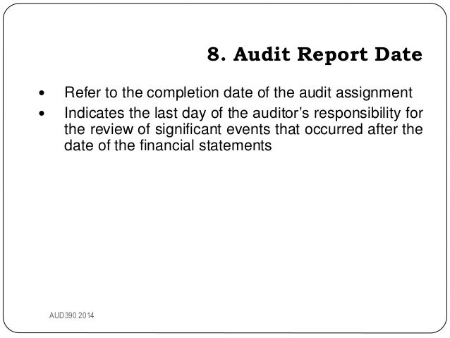 Financial statements adjusted no