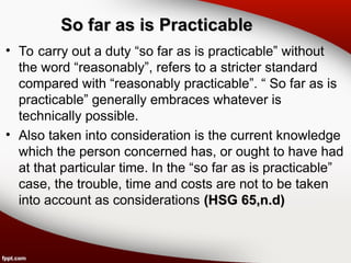 Not Practicable TOPIC 1& 2 Plant.ppt Introduction to Construction Safety | PPT