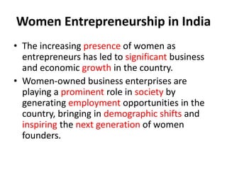 Development of women entrepreneurs and women entrepreneurship | PDF