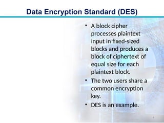 Topic14 Data Encryption Standard (DES).pptx