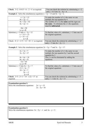Topic 15 algebra 2 | PDF