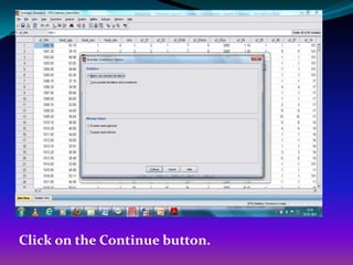 Click on the Continue button.
 