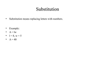 Topic 16 Formulae and Transposition in CSEC mathematics | PPTX