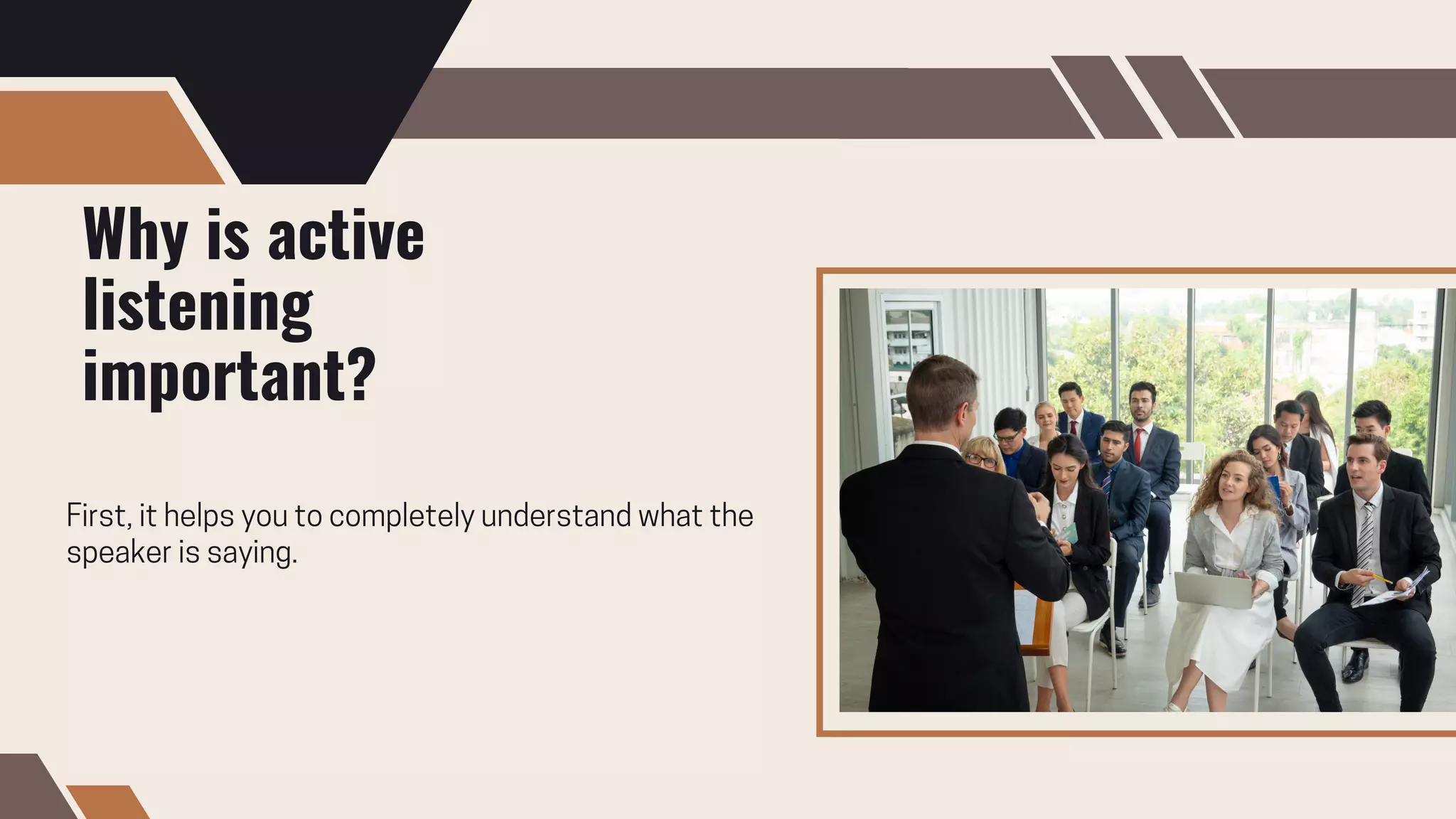 The Final Step In Active Listening Involves Active Listening | PPT