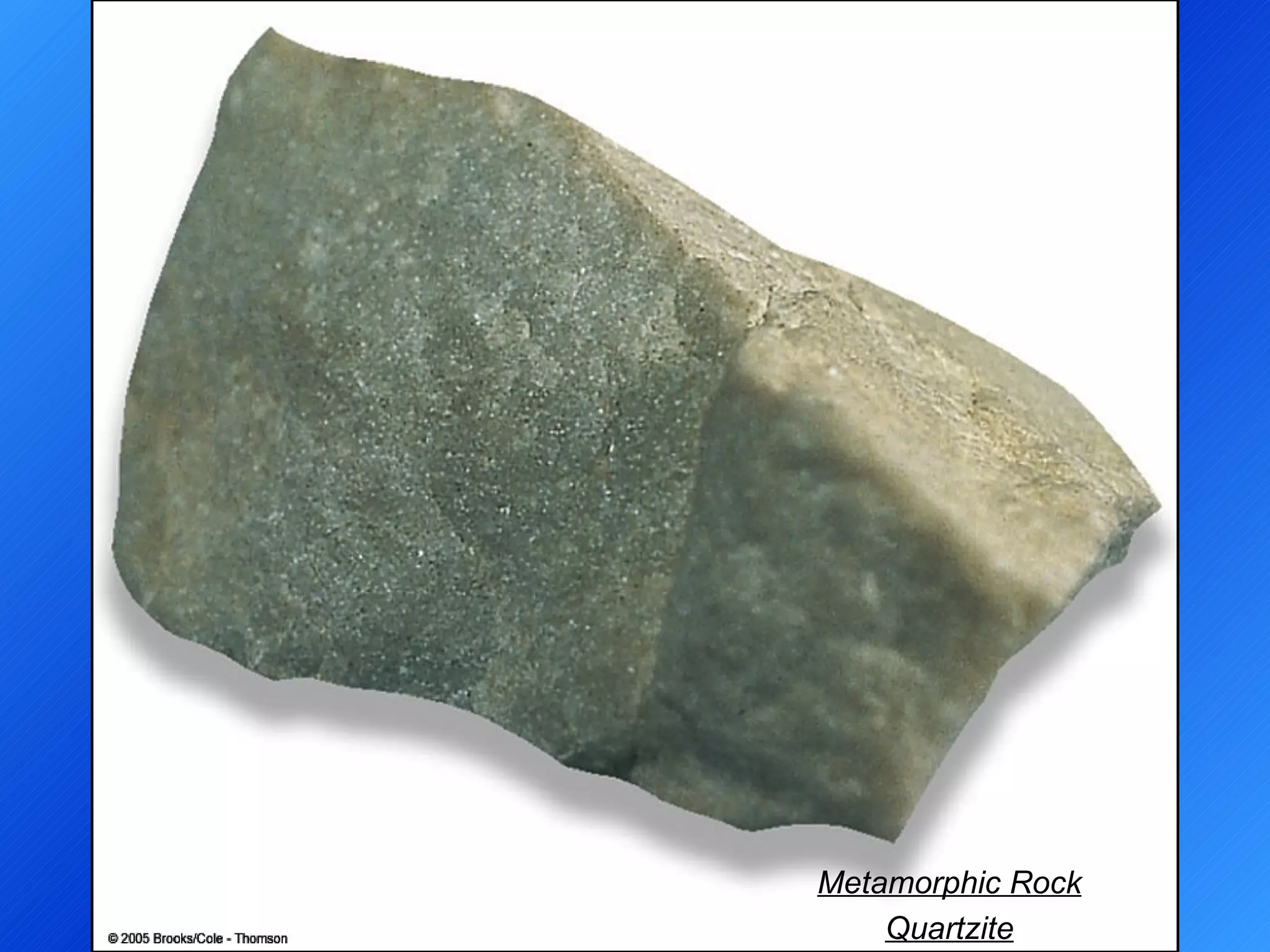 Metamorphic Rock Quartzite 