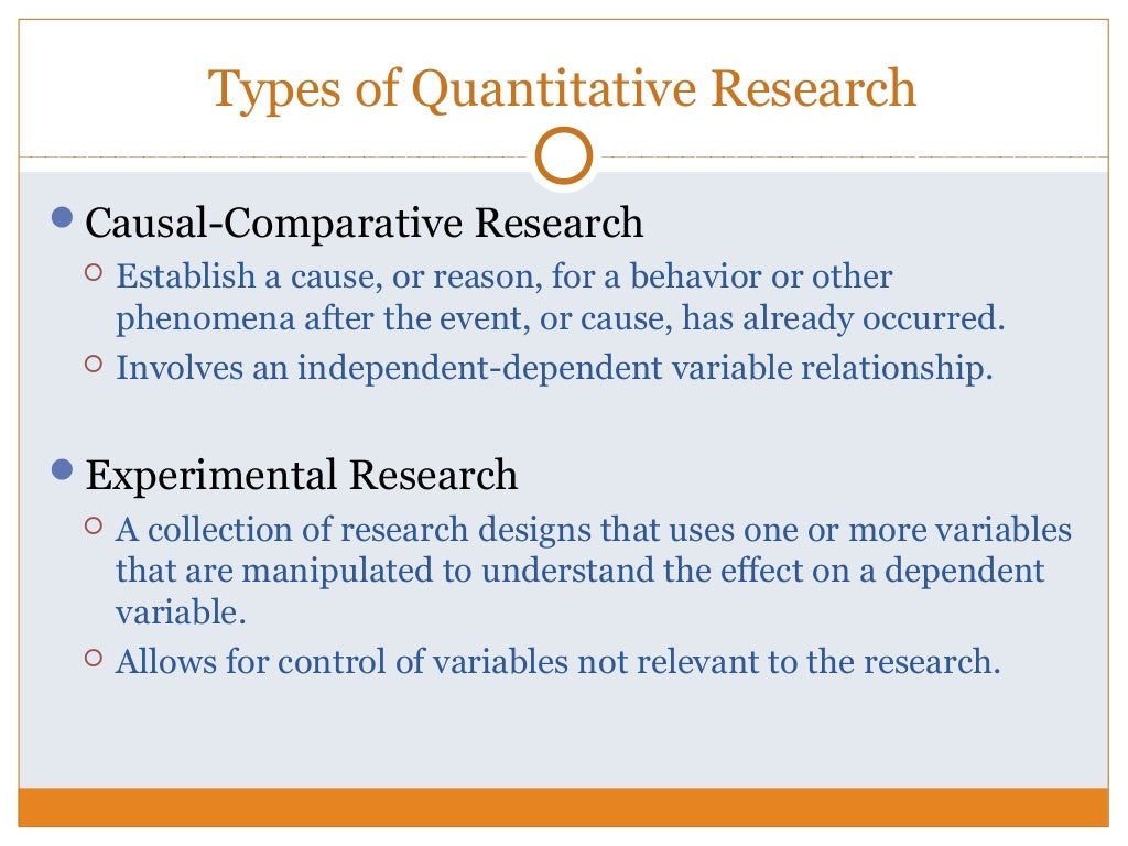 Topic 1 introduction to quantitative research