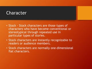 Stock Character Types PPISMP TSLB1124 Topic 1 Overview of Literature.pptx
