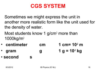 Topic 1realm of physics | PPT