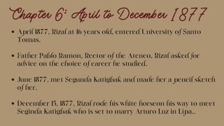 Topic 1 Rizal's Memoirs of a students in Manila | PDF