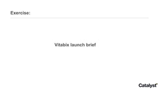 Exercise: Vitabix launch brief 