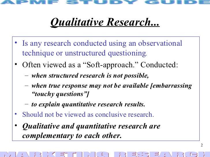 Qualitative research techniques