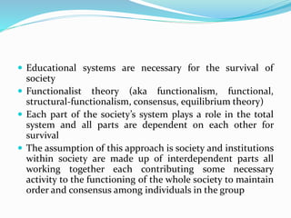 Educational Sociology - Topic 2 | PPTX