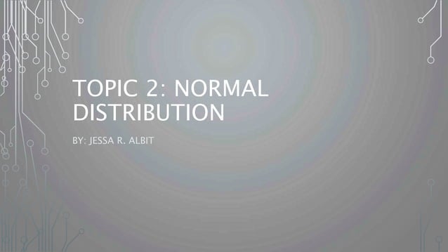 Normal Distribution | PPT