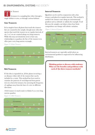 Topic 2.5: investigating ecosystems - Vegetation Sampling Part 1 | PDF