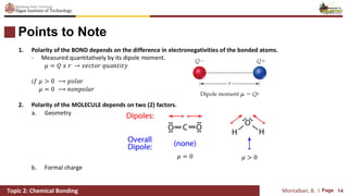 TOPIC 2 : chemical bonding chemistry for engineers | PDF